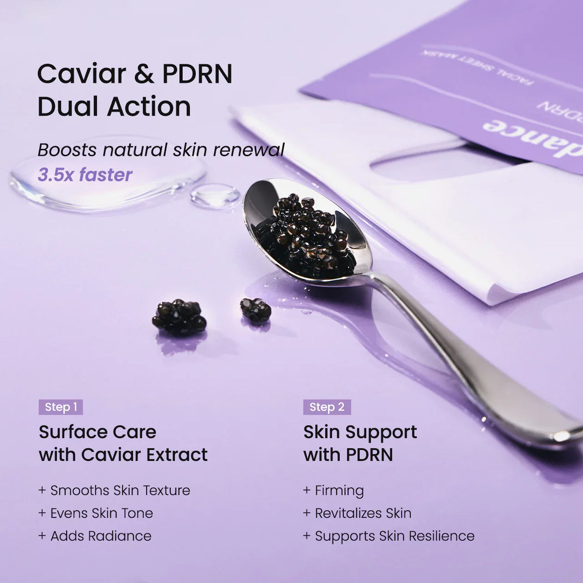 Rejuvenating Caviar PDRN Real Deep Mask 4pcs BIODANCE